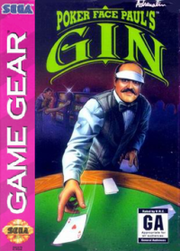 Poker Face Paul's Gin Sega Game Gear US box art